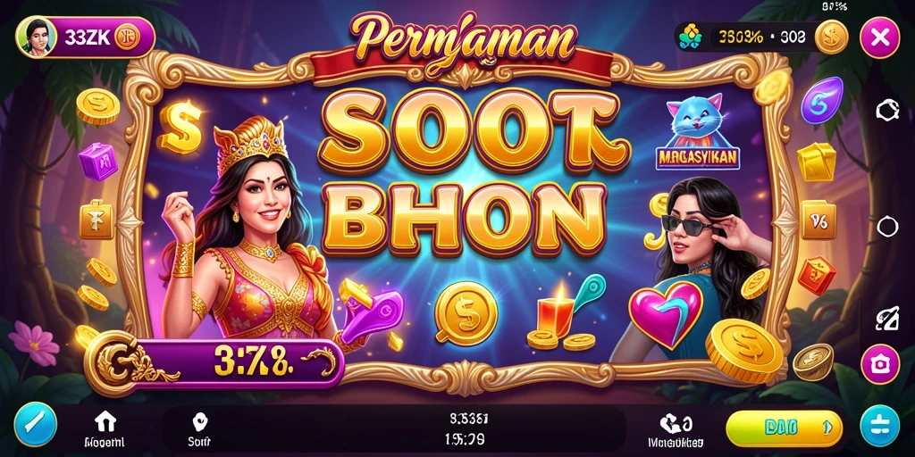 Tangkapan layar utama gameplay menarik dari 33ZK Slot.