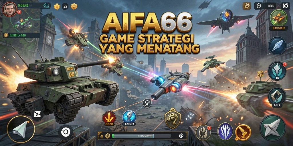 Tampilan gameplay seru dalam AIFA66 dengan banyak strategi.