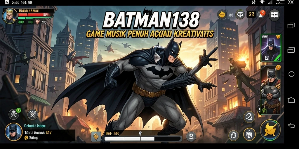 Tampilan gameplay BATMAN138 dengan pengalaman musik yang mendalam.