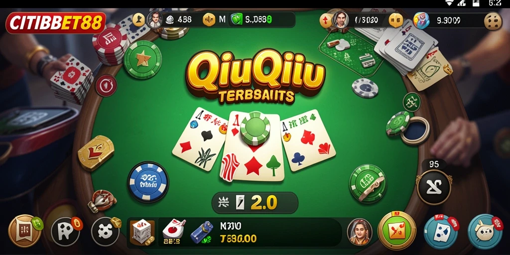 Screenshot gameplay QiuQiu yang menarik dari CITIBET88.