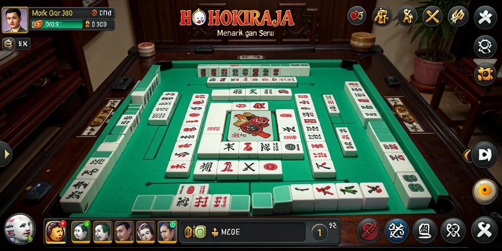 Gameplay menarik HOKIRAJA dengan level-level Mahjong yang menantang.