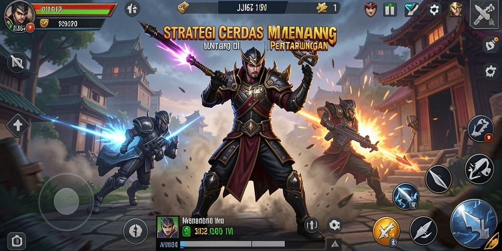 Tangkapan layar gameplay dari JJ62 yang menunjukkan strategi mendalam.