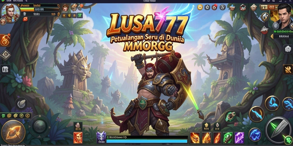Gameplay seru di dunia fantasi LUSA777 yang menakjubkan.