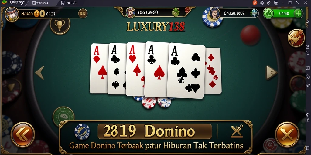 Gameplay seru LUXURY138 dengan suasana Domino yang mendebarkan.