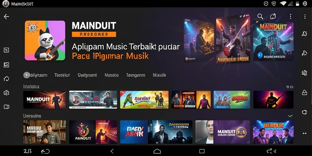 Tampilan gameplay MAINDUIT yang penuh warna dan interaktif