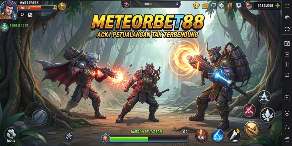 Tampilan aksi seru di METEORBET88 yang memikat.
