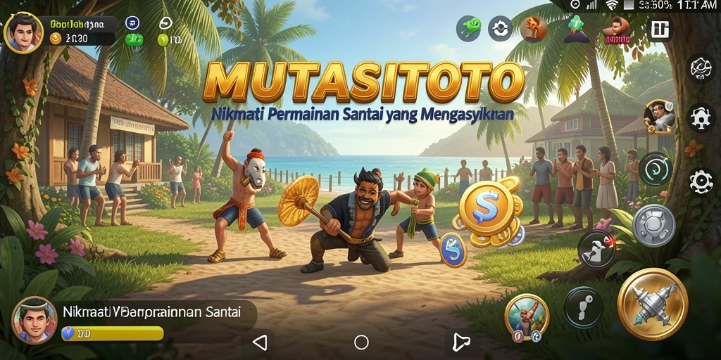 Tampilan menarik dari gameplay <strong>MUTASITOTO</strong> yang penuh warna dan ceria.