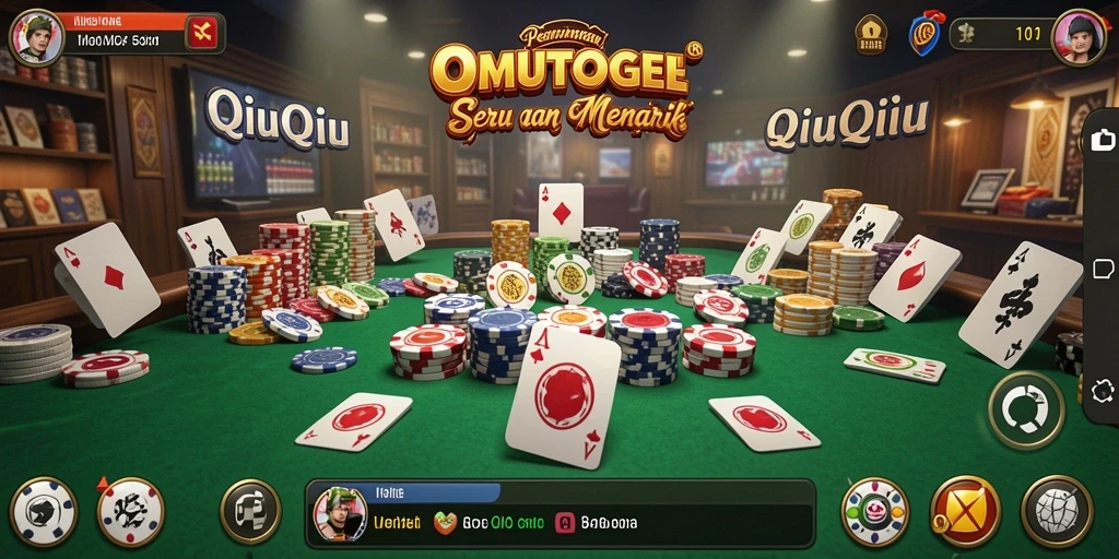 Tampilan gameplay QiuQiu yang seru di OMUTOGEL.