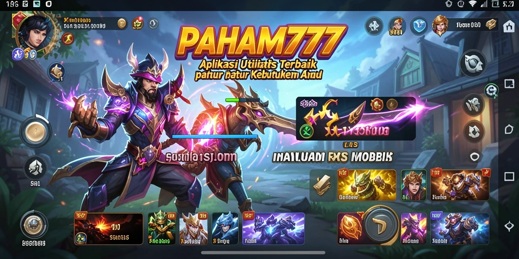 Tampilan utama PAHAM777 yang informatif dan mudah digunakan.