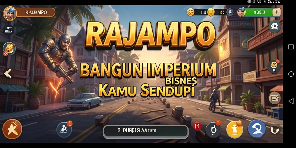 Tampilan gameplay RAJAMPO yang menakjubkan dan memikat pemain.