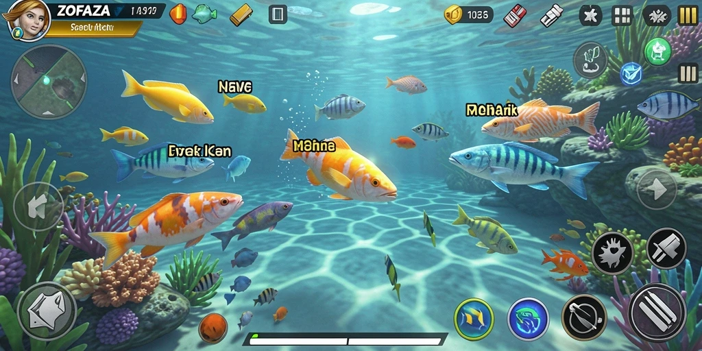Tampilan gameplay ZOFAZA yang menarik dan penuh aksi.